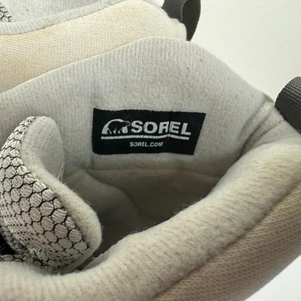 Sorel Snow Patrol Insulated Winter Warm Snow Boots Front Zip Girl's Sz 8